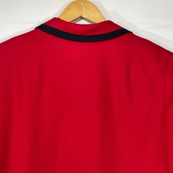 Pendleton Vinyage Red Wool Button Down Suit Blazer - Picture 8 of 11